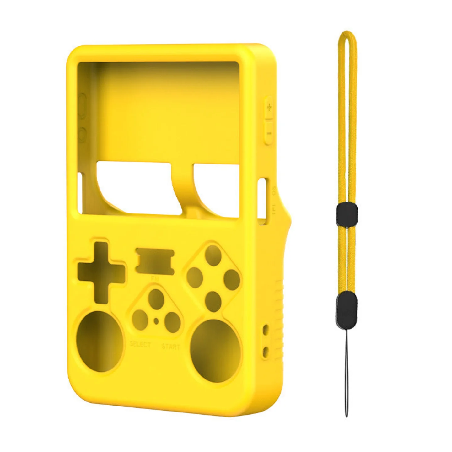 Game Console R36S Silicone Protective Case for  – Shockproof, Anti-Scratch Cover with Lanyard - Image 6