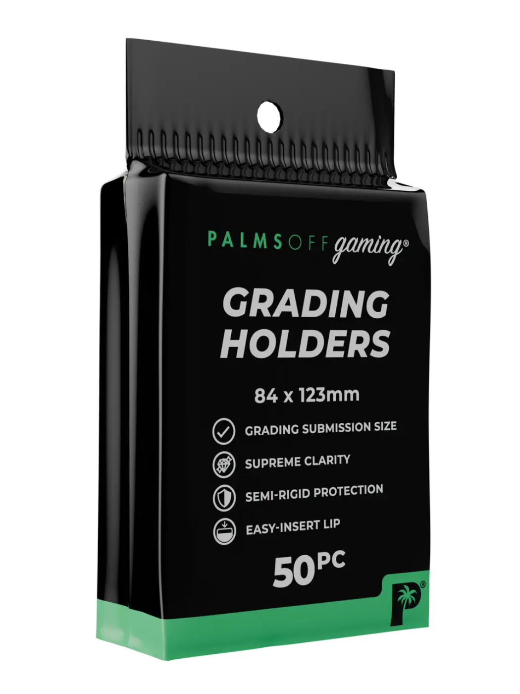 Palms Off Gaming – Grading Holders (Semi Rigid, 50pc / 200pc)
