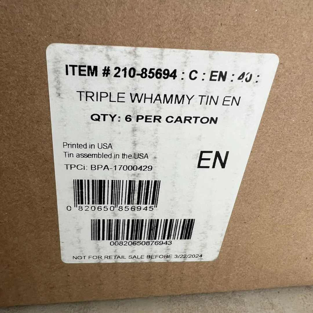 Pokémon Triple Whammy Tins – Sealed Case (Factory Sealed) - Image 3